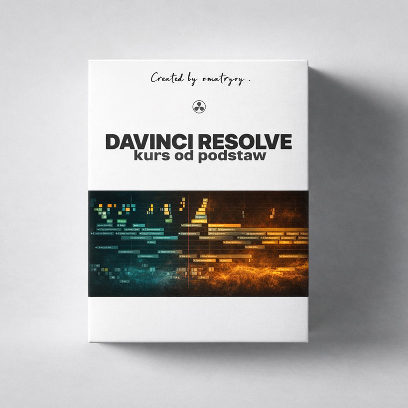 kursy online z montażu filmowego kolor grading efekty davinci resolve